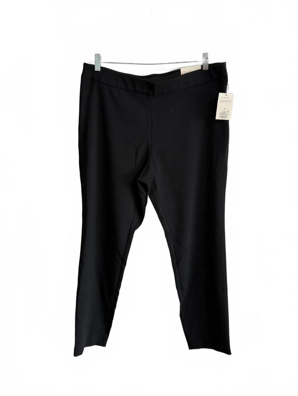 a new day Black High‑Rise Skinny Pants – Size 14R, NWT